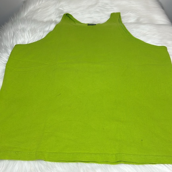 (4) Men’s Cotton Tank Tops Gray, Black, Royal Blue, Lime Green Size M - Picture 7 of 15